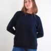 MAGLIA OVER A GIROCOLLO - Blu, TU