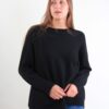 MAGLIA OVER A GIROCOLLO - Nero, TU