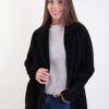 CARDIGAN EFFETTO PELLICCIA - Nero, TU