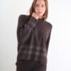 MAGLIA CON RIGHE DI LUREX SUL FONDO - Moro, TU