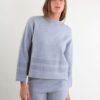 MAGLIA CON RIGHE DI LUREX SUL FONDO - Perla, TU