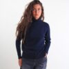 MAGLIA LUNGA CON MICROPAILLETTES - Blue, TU