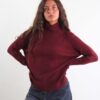 MAGLIA LUNGA CON MICROPAILLETTES - Bordeaux, TU