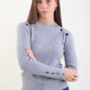 MAGLIA CON BOTTONCINI DORATI - Perla, TU