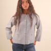 CARDIGAN CON BOTTONI DORATI E TASCHE FRONTALI - Pearl, TU