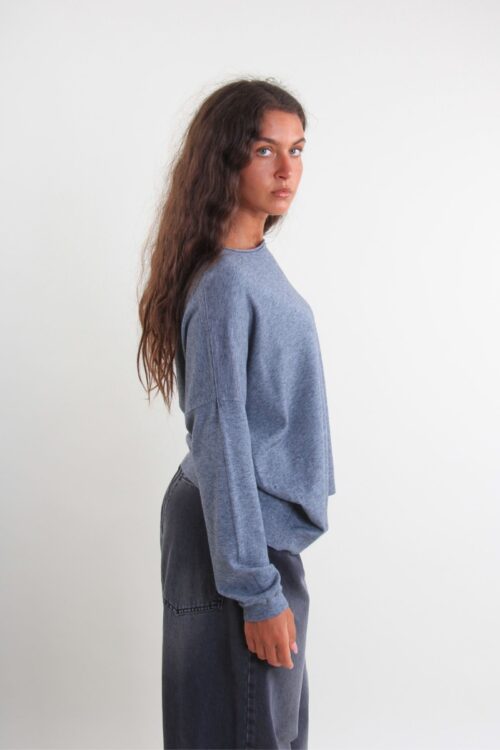 Alternative view of MAGLIONE GIROCOLLO BASICO IN MAGLIA