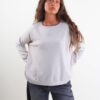 MAGLIONE GIROCOLLO BASICO IN MAGLIA - Beige, TU