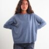 MAGLIONE GIROCOLLO BASICO IN MAGLIA - Grey, TU