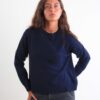 MAGLIONE GIROCOLLO CON MICROPAILLETTES - Blue, TU