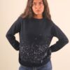 MAGLIA CON PAILETTES IN DÉGRADÉ - Blue, TU