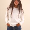 MAGLIA CON PAILETTES IN DÉGRADÉ - Cream, TU