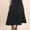 GONNA LONGUETTE IN MAGLIA - Blue, TU