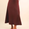 GONNA LONGUETTE IN MAGLIA - Bordeaux, TU