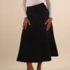 GONNA LONGUETTE IN MAGLIA - Black, TU