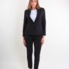 COMPLETO DONNA BLAZER E PANTALONE SLIM - Nero, S