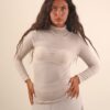 CASHMIRETTA A COLLO ALTO - Beige, TU