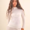 CASHMIRETTA A COLLO ALTO - Cream, TU