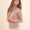 CASHMIRETTA A COLLO ALTO - Taupe, TU