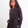 MAGLIA LUNGA CON CINTURA - Moro, TU