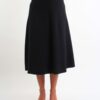 GONNA IN MAGLIA A COSTE - Black, TU