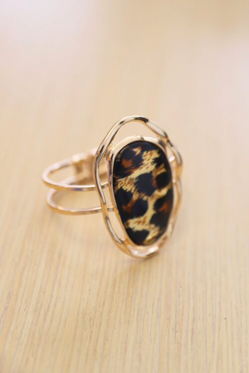 Alternative view of BRACCIALE CON PIETRA EFFETTO MACULATO