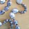 COLLANA LUNGA CON SFERE E CRISTALLI - Argento, TU