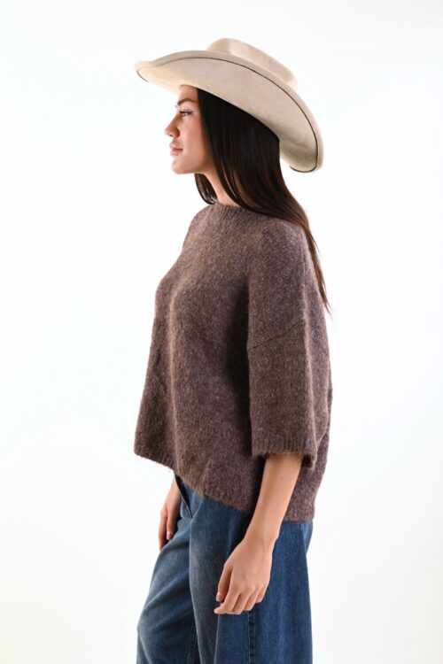 Alternative view of MAGLIONE OVER CON MANICHE A 3/4