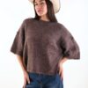 MAGLIONE OVER CON MANICHE A 3/4 - Moro, TU