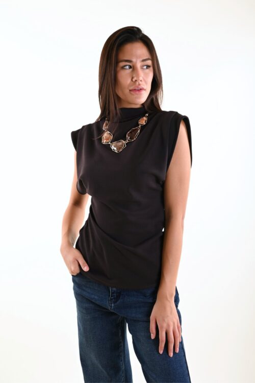 Alternative view of TOP CON MANICHE AD ALETTA