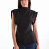 TOP CON MANICHE AD ALETTA - Moro, M