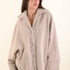 GIACCA IN LANA COTTA - Beige, TU
