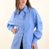 CAMICIA RIPRESA SUL DIETRO - Celeste, S