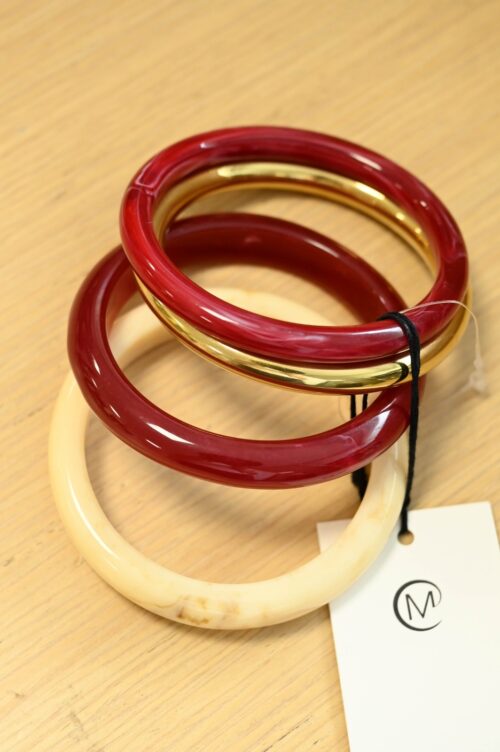 SET DI BRACCIALI RIGIDI - Bordeaux, TU