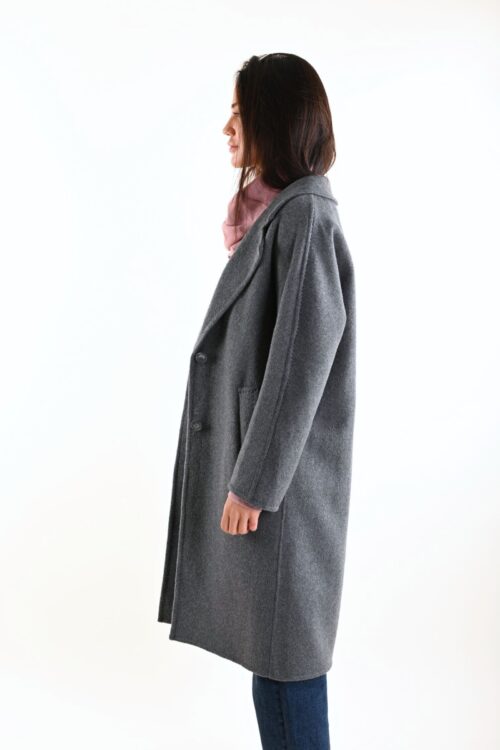 Alternative view of CAPPOTTO IN LANA BOUCLÉ