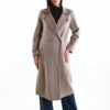 CAPPOTTO DOPPIOPETTO IN LANA - Tortora, XL