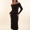 ABITO IN MAGLIA CON SCOLLO ALLA BARDOT - Moro, TU