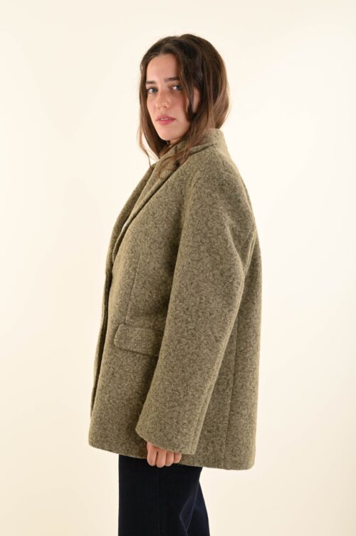 Alternative view of BLAZER OVERSIZE IN LANA COTTA