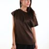 BLUSA SATIN CON SPALLA SCESA - Moro, TU
