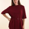 MAGLIA CON CINTURINO - Bordeaux, TU
