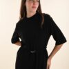 MAGLIA CON CINTURINO - Nero, TU