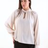 BLUSA ELEGANTE CON DETTAGLIO ANNODATO - Lana, S