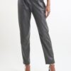 PANTALONI ADERENTI IN ECOPELLE - Verde, L
