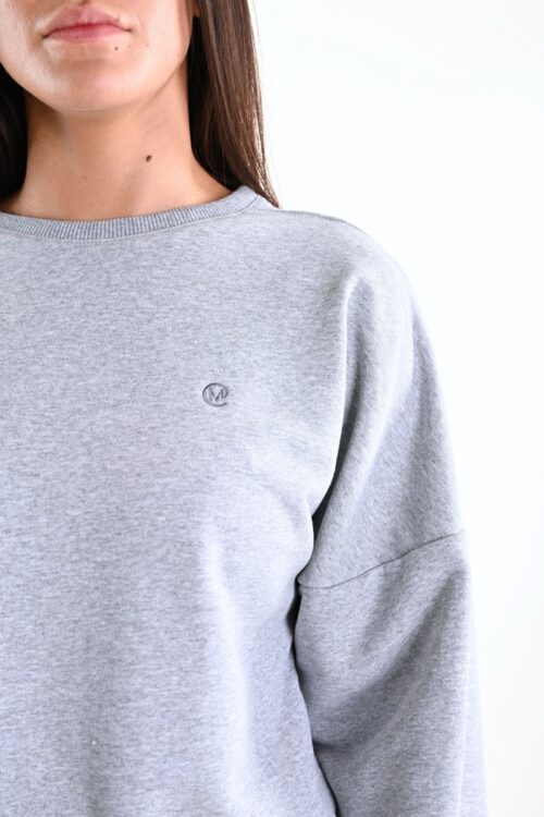 Alternative view of FELPA OVER CON INSERTO CAMICIA
