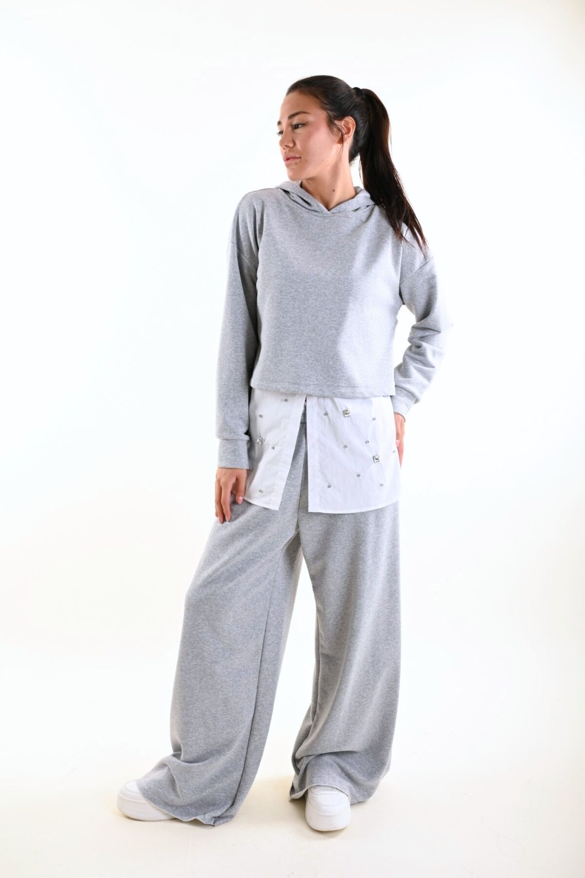 PANTALONE IN FELPA