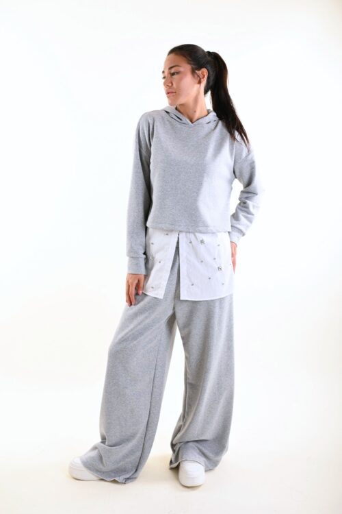 PANTALONE IN FELPA