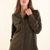 CAMICIA CARGO - Verde khaki, M