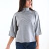 MAGLIONCINO COL STRASS E COLLO ALTO - Perla, TU
