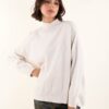 MAGLIONE A COLLO ALTO DAL TAGLIO ASIMMETRICO - Gesso, TU