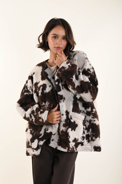 Alternative view of GIACCA TEDDY FANTASIA MUCCATA