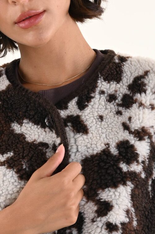 Alternative view of GILET TEDDY FANTASIA MUCCATA